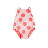 Mama Yoyo Çift Taraflı Kalp Puantiye Desenli Alttan Çıtçıtlı Mayo